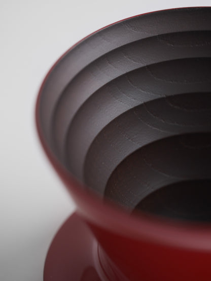Yasukiyo Wooden Dripper - URUSHI