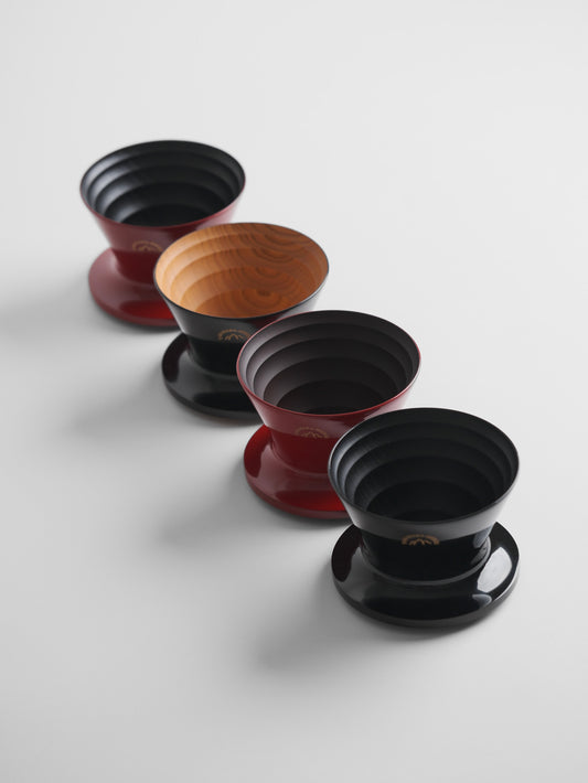 Yasukiyo Wooden Dripper - URUSHI